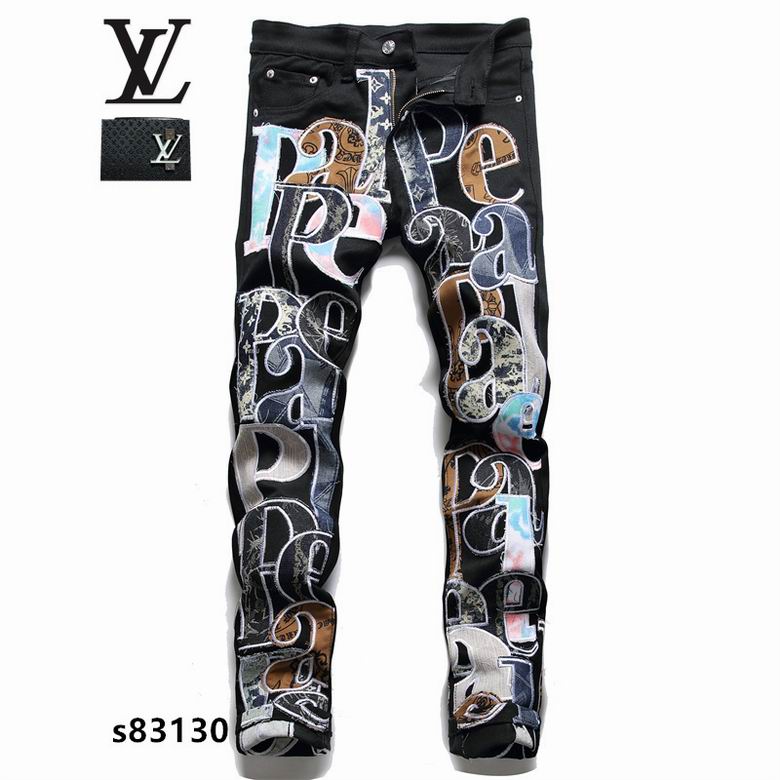 LV Jean Pants Long-005